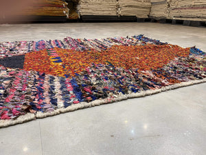 Moroccan Berber Rug - Boucherouite vintage 9