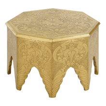 Load image into Gallery viewer, Moroccan Brass Octogonal Table Large
