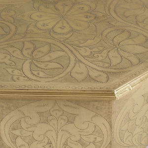 Moroccan Brass Octogonal Table Large
