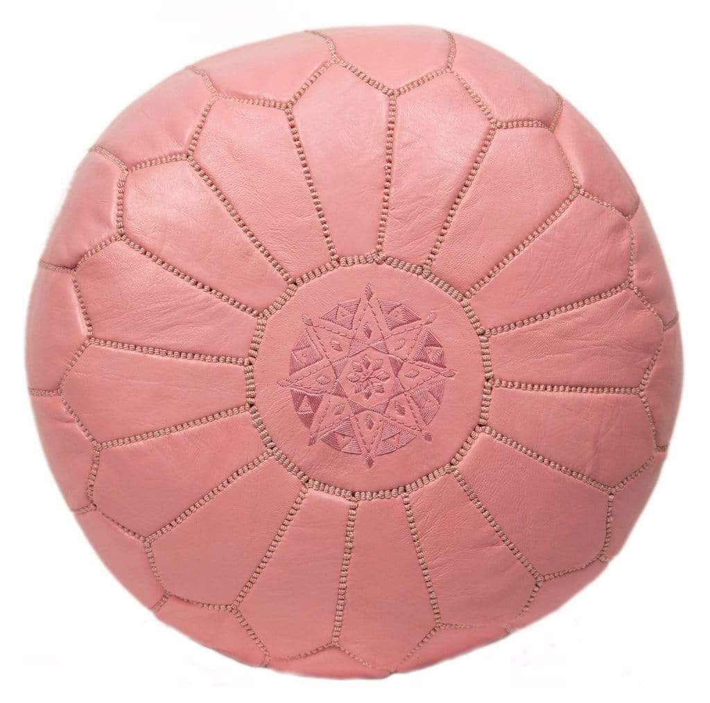 Moroccan Pouf Rental - Pink