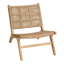 Load image into Gallery viewer, Natural Open Weave Girona Outdoor Accent Chair Set
