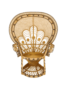 Peacock Wicker Chair