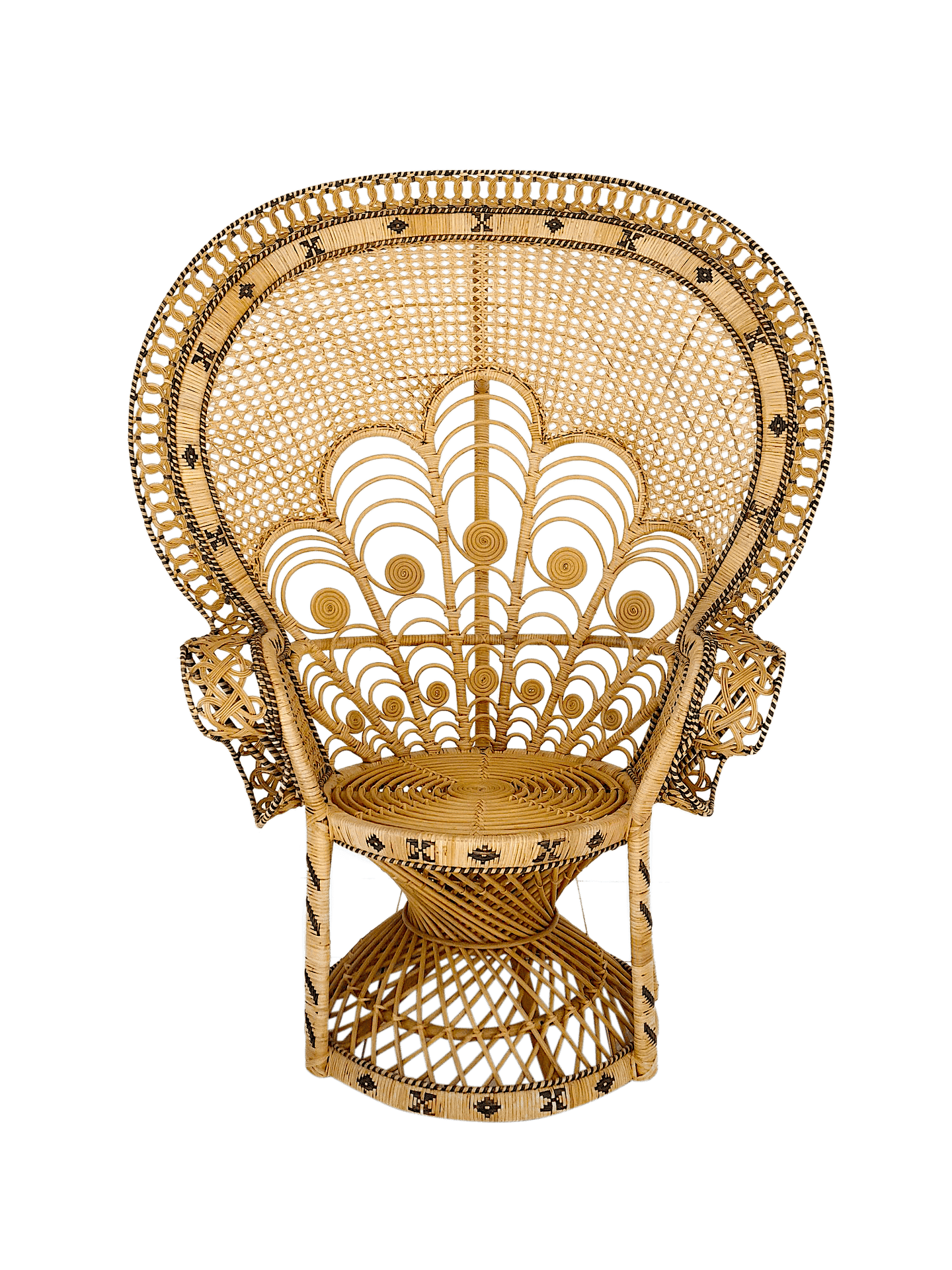 Peacock Wicker Chair