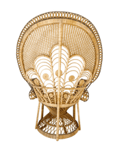 Load image into Gallery viewer, Peacock Wicker Chair
