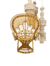 Load image into Gallery viewer, Peacock Wicker Chair
