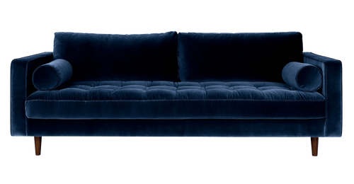 Sven Grass Blue Sofa Large