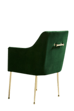 Load image into Gallery viewer, Velvet Elowen Armchair - Emerald
